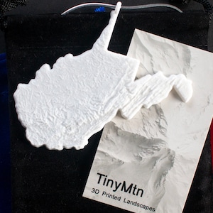 West Virginia, ornamento natalizio stampato in 3D