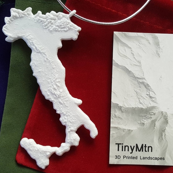 Italia, Ornamento di Natale stampato in 3D
