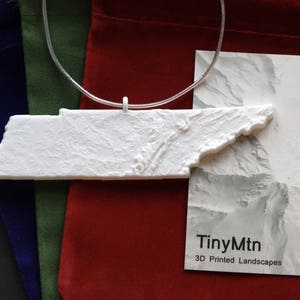 Tennessee, Ornement de Noël imprimé en 3D