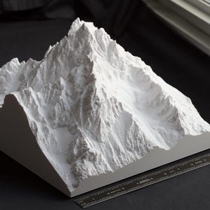 Grand Teton, 3D Printed Mountain