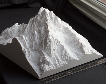 Grand Teton, 3D Printed Mountain
