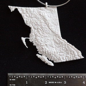British Columbia, 3D Printed Christmas Ornament