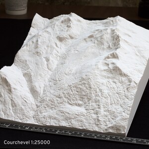 Courchevel, 3D-geprint skigebied