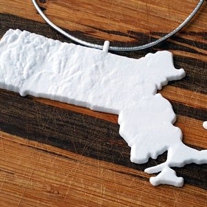 Massachusetts, Ornement de Noël imprimé en 3D