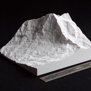Eiger, 3D-gedruckter Berg