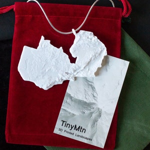 Zambia, 3D Printed Christmas Ornament