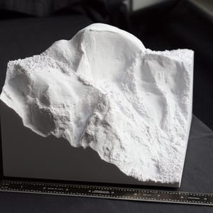 Half Dome, 3D gedruckter Berg