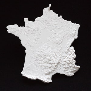 Francia, enorme adorno impreso en 3D