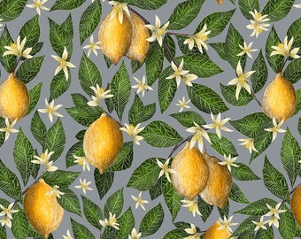 Limoni Lemon Pattern Wallpaper