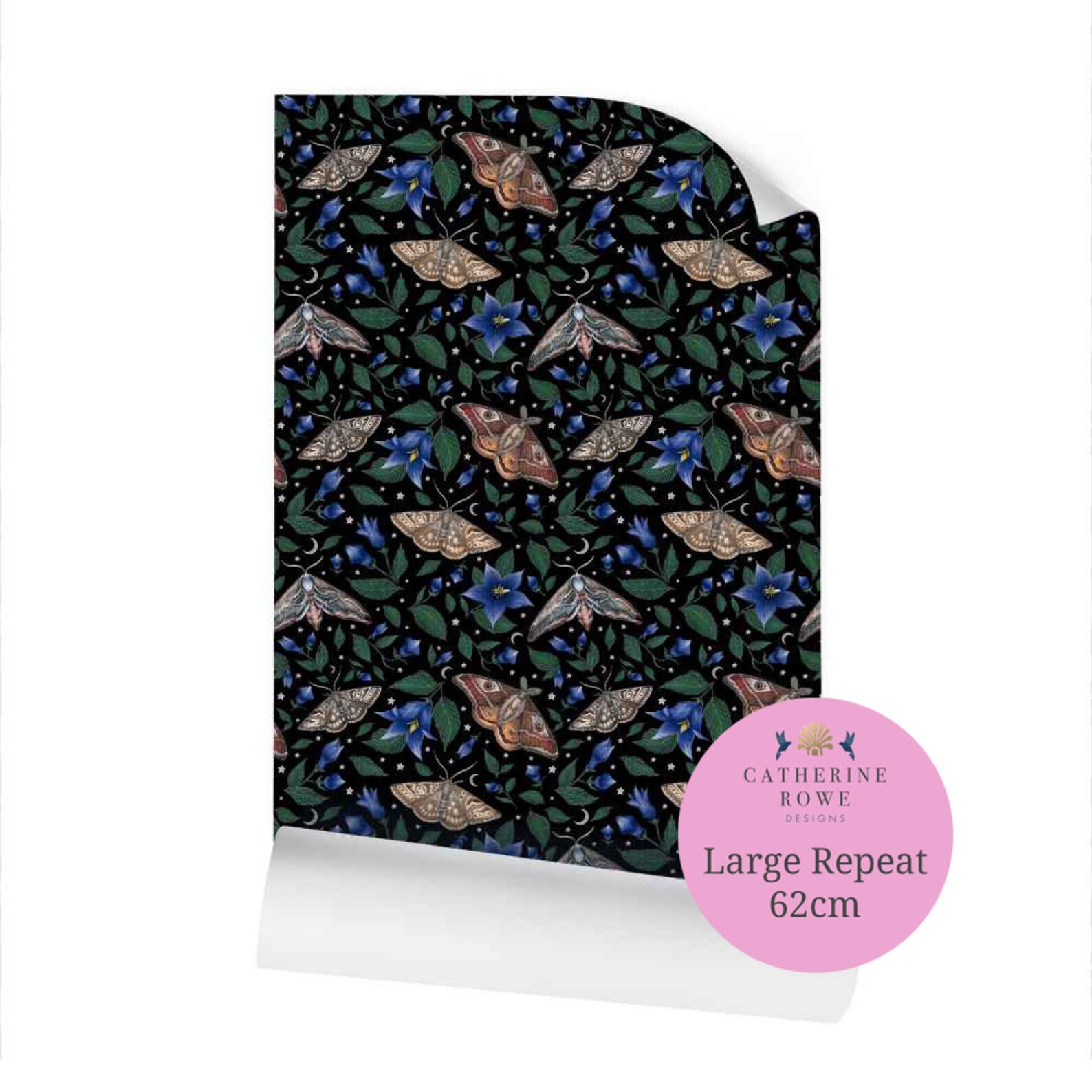 Moths Pattern Wallpaper - Etsy