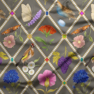 Illuminations in Mushroom Taupe Fabric image 1