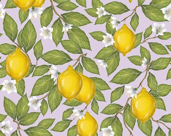 Limoni II Lilac Wallpaper