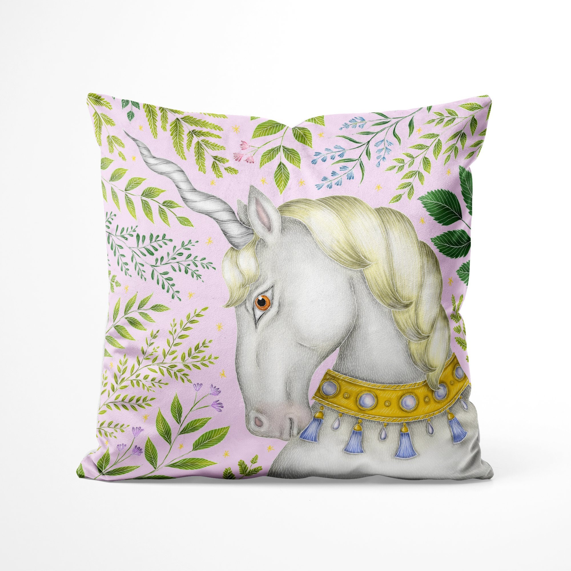 Coussin De Velours Luxe Majesty The Unicorn