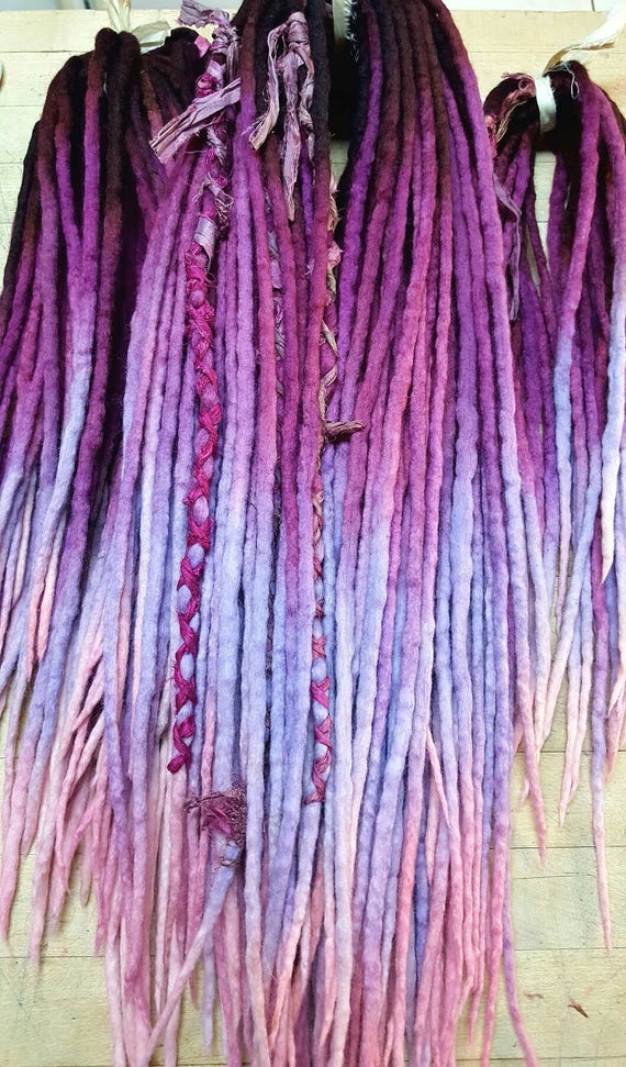 Wool Dreadlocks Custom Wool Dreads Handmade Hippie Dreads Hair Etsy