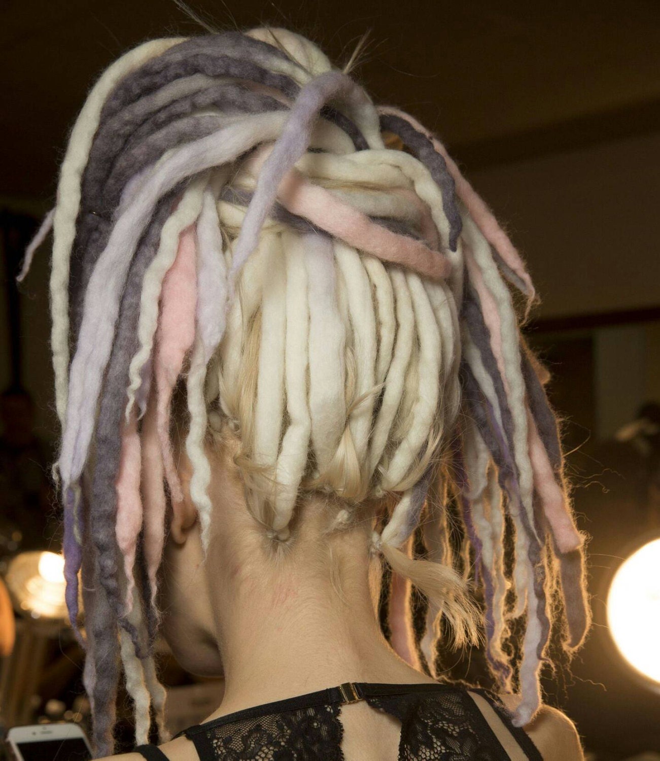 Wool Dreadlocks Custom Wool Dreads Handmade As seen in Marc Etsy