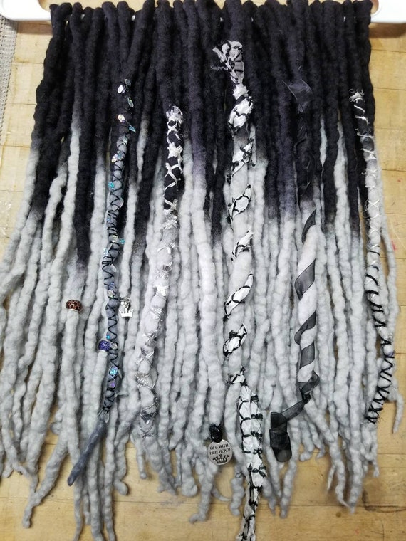 Wool Dreadlocks Custom Wool Dreads Handmade Hippie Dreads Hair Etsy