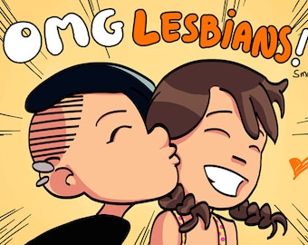 OMG Lesbians Self Published Comic Zine