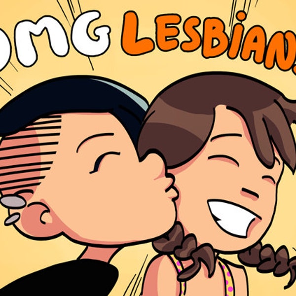 OMG Lesbians Self Published Comic Zine