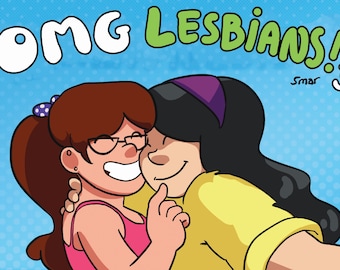 OMG Lesbians #3 Revista cómica autopublicada sobre lesbianas