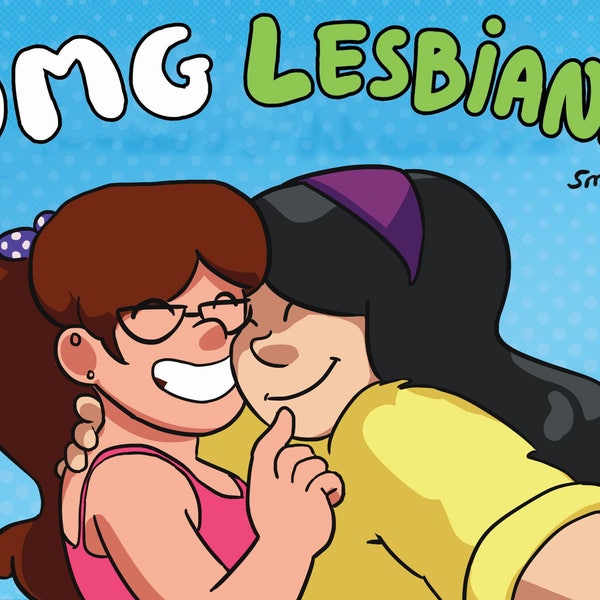 OMG Lesbians #3 Zelf gepubliceerde Comic Zine over Lesbians