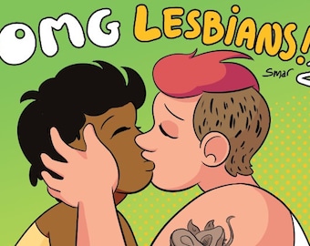 OMG Lesbians #2 Selbst veröffentlichte Comic Zine über Lesben