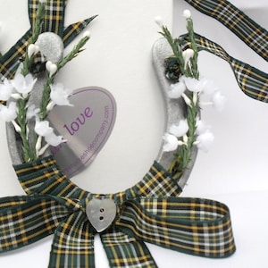 Irish National Tartan Hochzeits-Hufeisen
