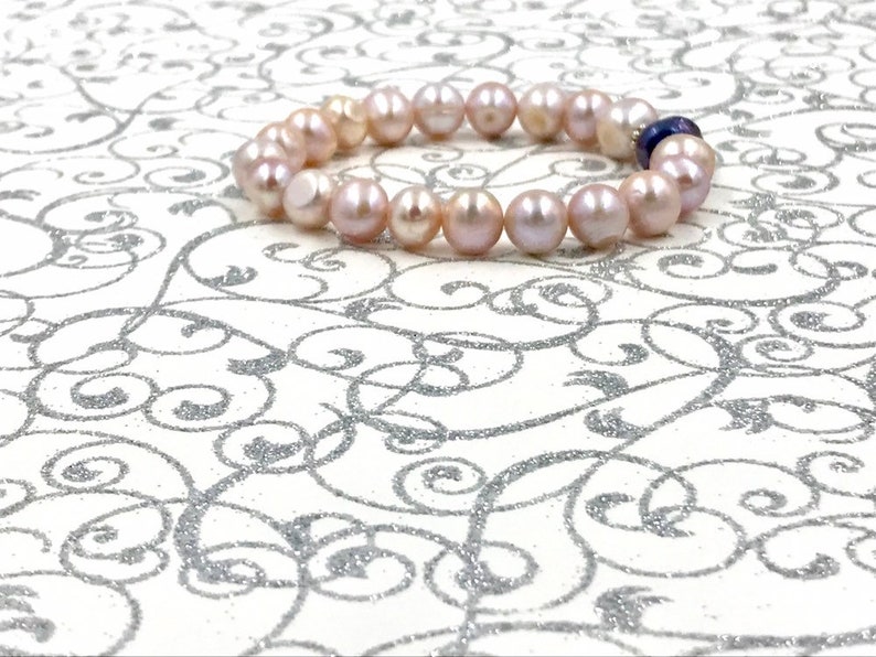 Pink Baroque Pearl Bracelet,pink lavender freshwater pearl bracelet,pink baroque freshwater pearl bracelet,bridal jewelry,freshwater pearls