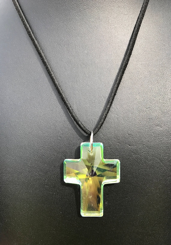 Swarovski cross necklace uk sale