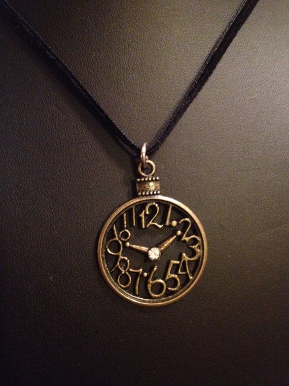 New Year Clock Necklaces