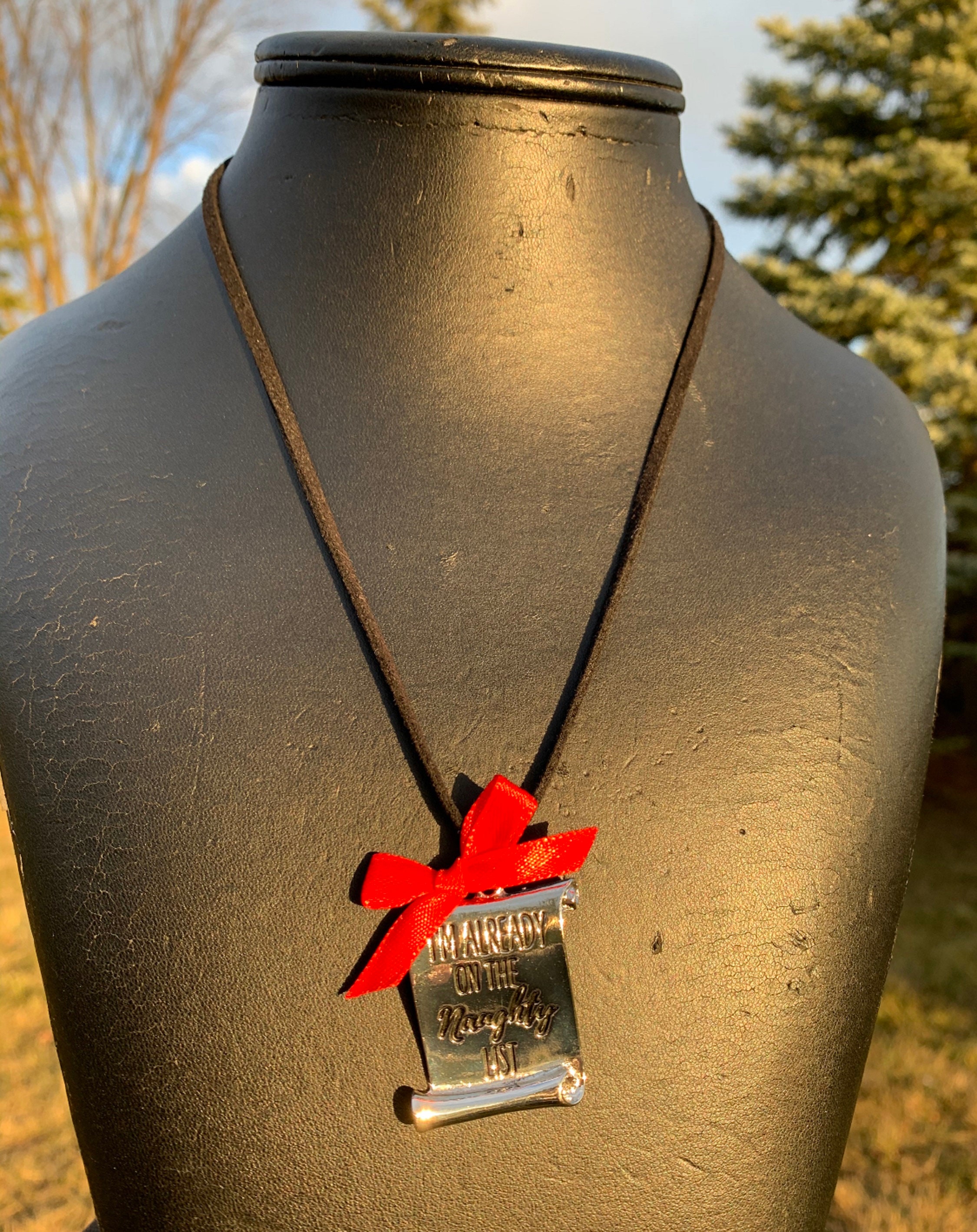 List Necklace - Etsy