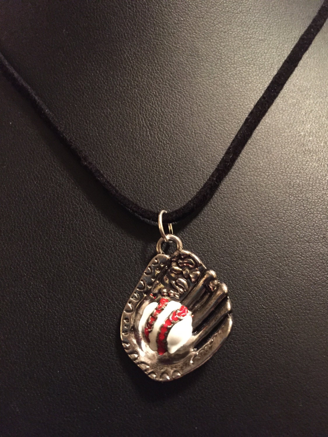 Baseball Glove Necklace Etsy