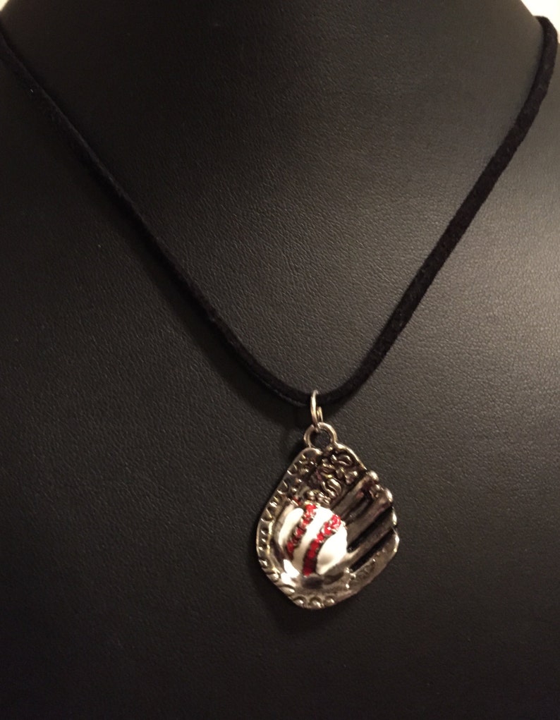 Baseball Glove Necklace Etsy