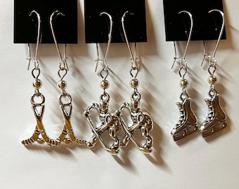Hockey Earrings