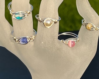 Wire Wrapped Rings