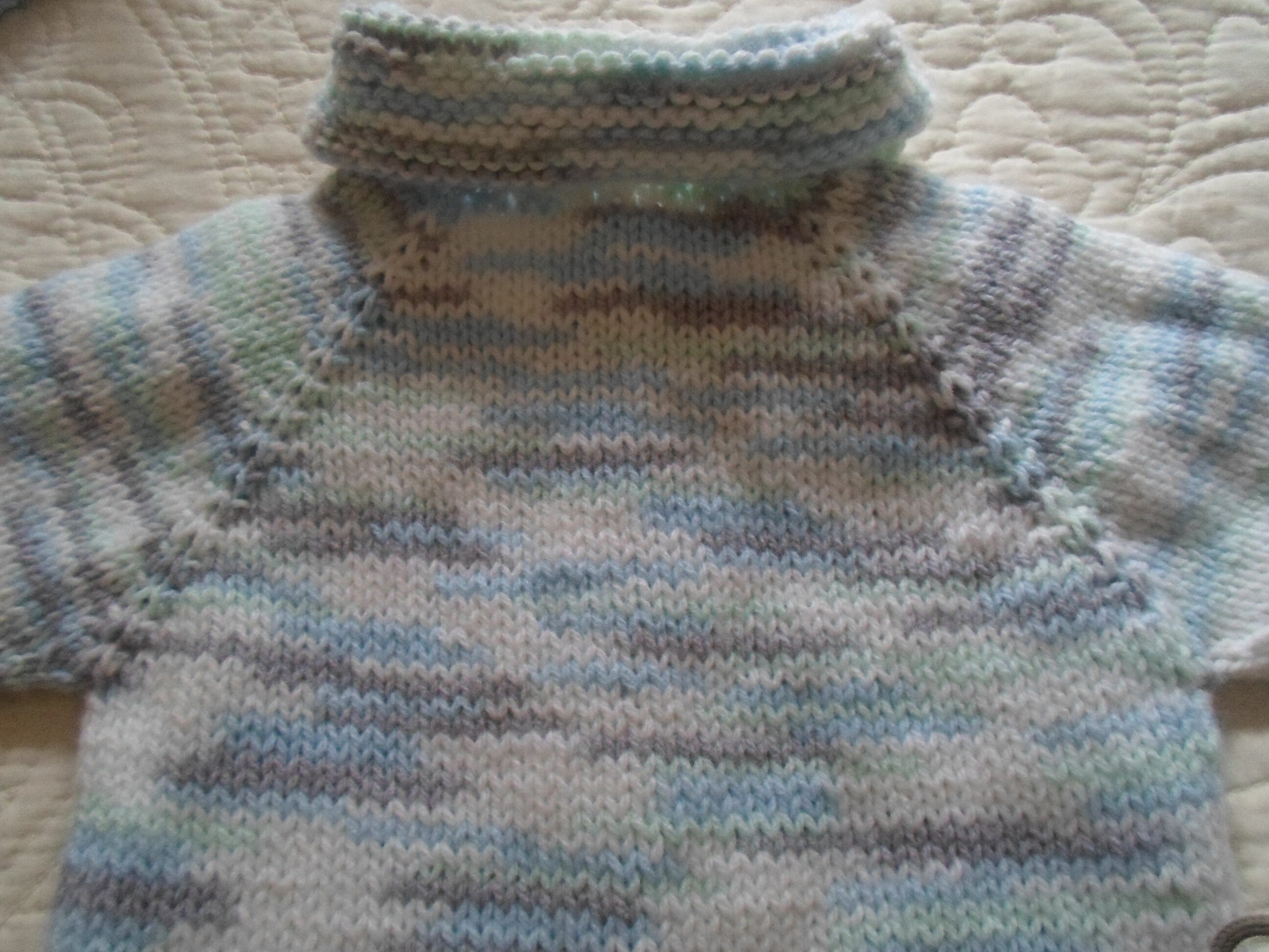 Hand Knit Collar Sweater Set 912 Months Ready to Ship Etsy