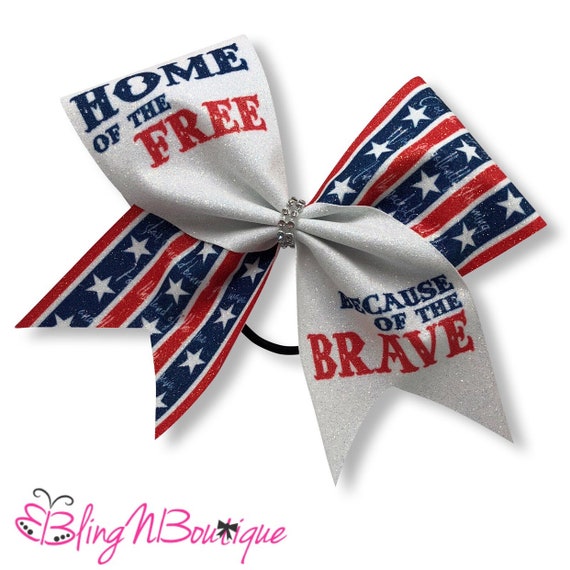 fourth of july cheer bows