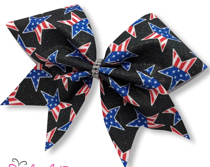 fourth of july cheer bows