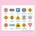 Road Sign Bingo Game Kitprintable PDF Download - Etsy