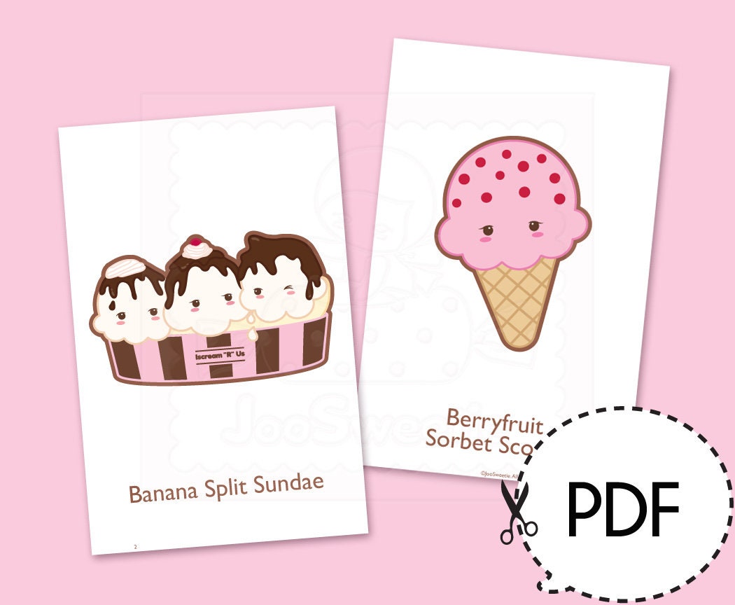 Ice Cream Truck Bingo Large Pull Cardshalf Letter Etsy