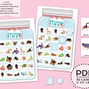 Bug Catcher Bingo Game Kit | PDF Download