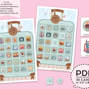 Kit per il gioco del bingo in giro per il mondo / Download PDF