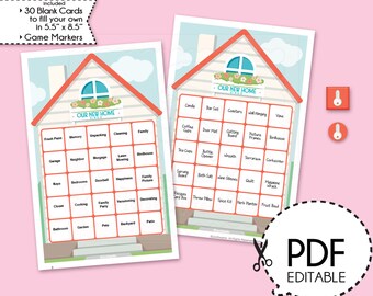 Printable Housewarming Bingo - Etsy