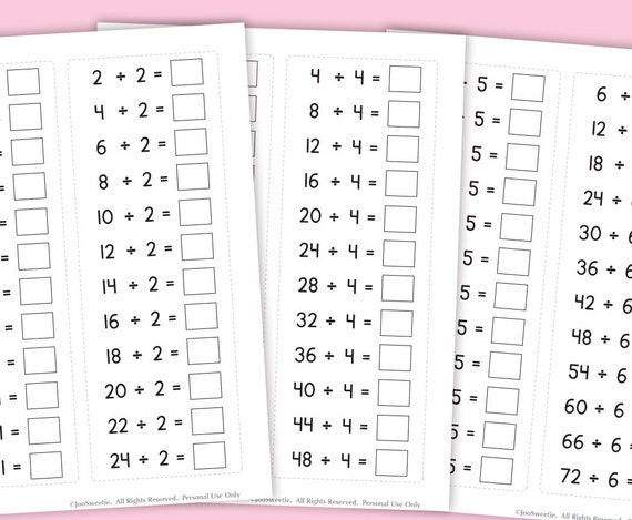 Table De Division Pdf