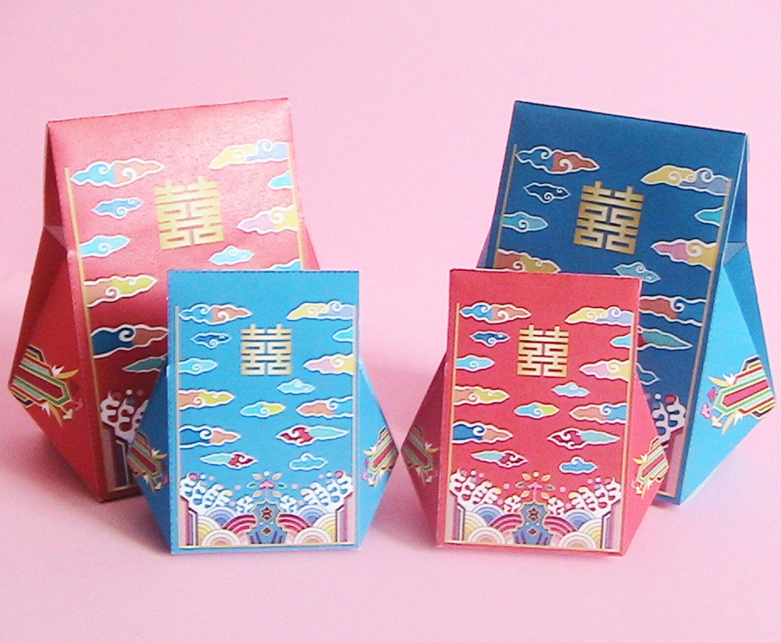 Korean Party Favor Box in 17'' X11'' Format Etsy