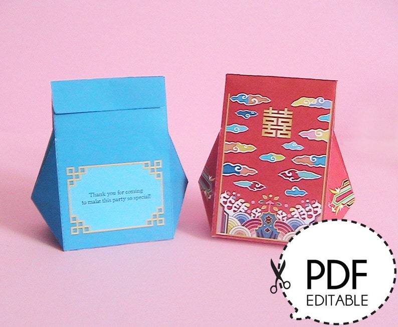 Korean Party Favor Box in 11'' X 8 1/2'' Etsy UK