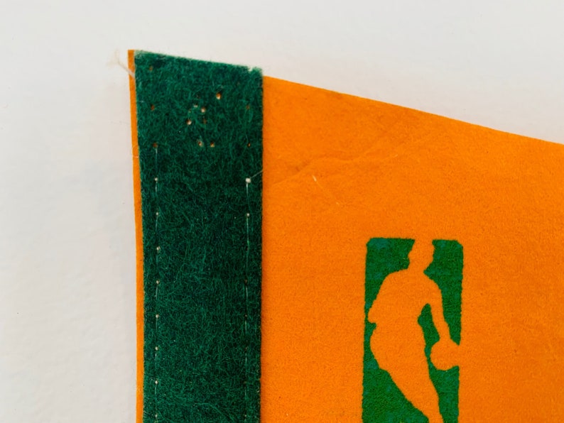 Vintage 1970s Seattle Supersonics Basketball Pennant image 10