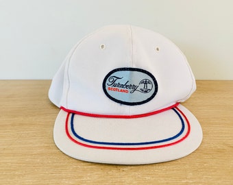 Vintage 1980s Turnberry Scotland Golf Snapback Hat Cap