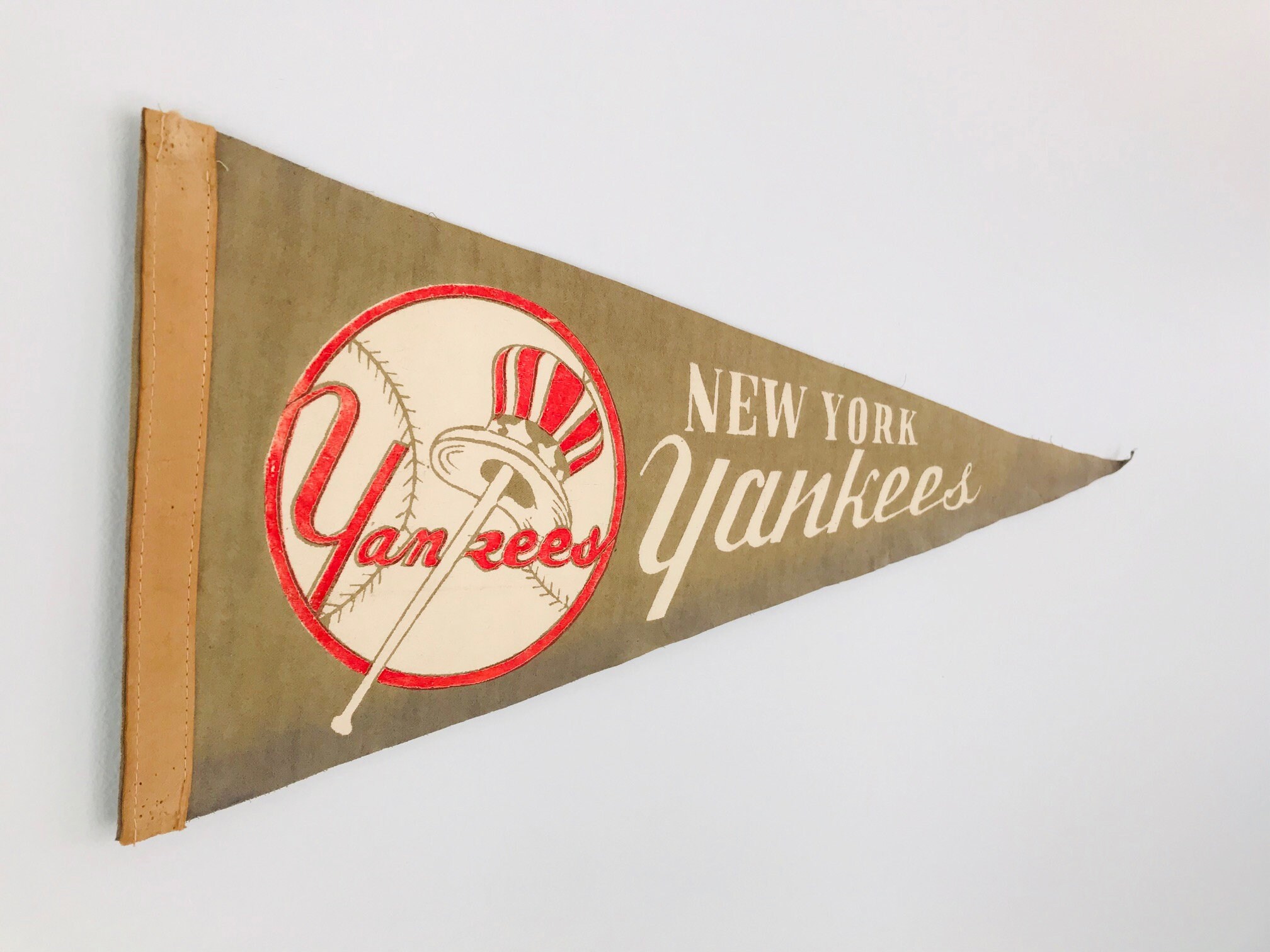 Vintage New York Yankees MLB Pennant Etsy