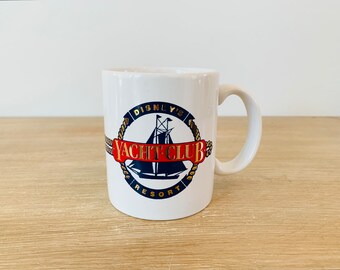 Vintage Disney Yacht Club Resort Mug Coffee Mug Nautical