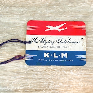 Vintage Klm Bag - Etsy